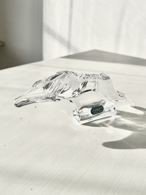 Fermacarte JG Durand in cristallo al piombo francese.