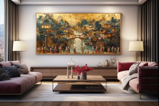 Miss Evoke - La Cité d'Or XXL – giclee prints, Other