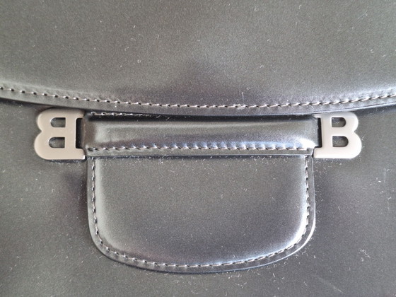 Vintage Bally Leather Shoulder Bag / Clutch, 90s, Incl. dustbag, Crossbody bags, Calfskin, Black (photo 3 of 14)