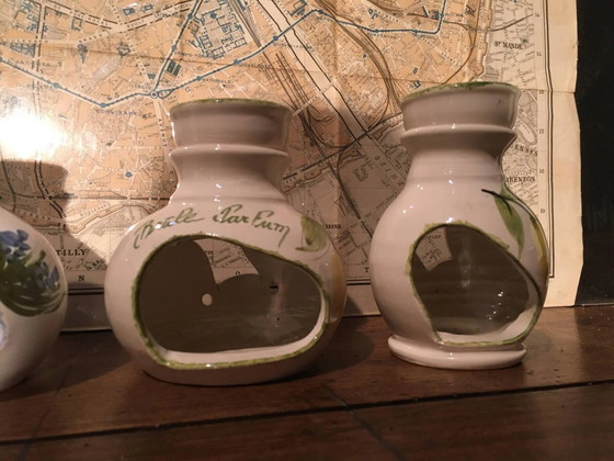 Vallauris und Moustier Parfumbrenner Ihrer Wahl – Kerzenhalter, Porcelain, Vintage (photo 9 of 12)