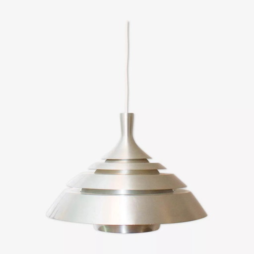 Aluminium hanglamp van Hans Agne Jakobsson, Zweden, 1960S