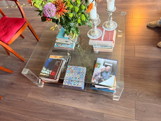 Image 1 of Couchtisch aus Glas, 101 x 101 cm, Höhe 39,5 cm