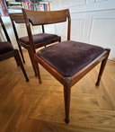 Set di 4 sedie da pranzo vintage in palissandro – Stile moderno di metà secolo