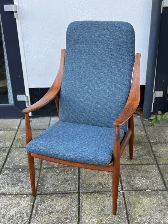 Image 1 of Boomerang stoel van Peter Hvidt en Olga Nielsen