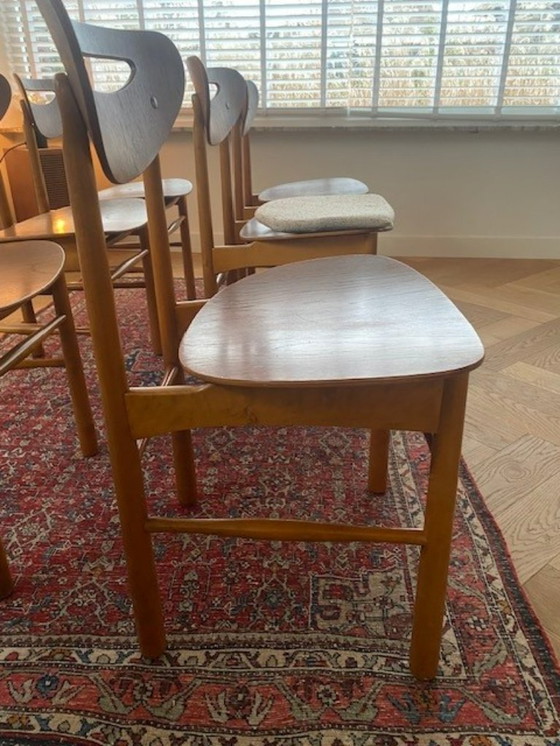 Image 1 of 8 stoelen Nässjö Stolfabrik Sweden vintage