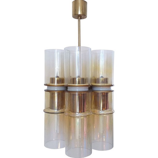 Mid Century kroonluchter van Kamenicky Senov, 1970