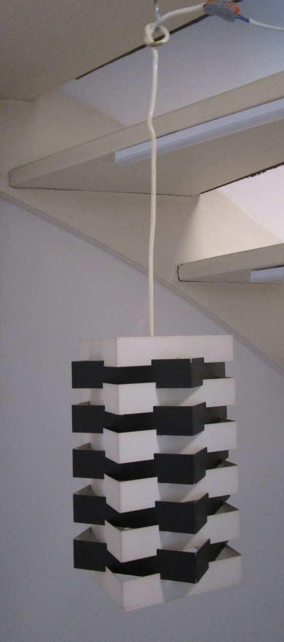 Image 1 of Lampada a sospensione in metallo di Hoogervorst per Anvia, anni '50.