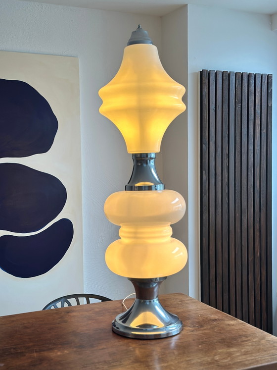 Rare Italian Space Age Floorlamp – Floor lights, Murano Glass (photo 5 of 8)