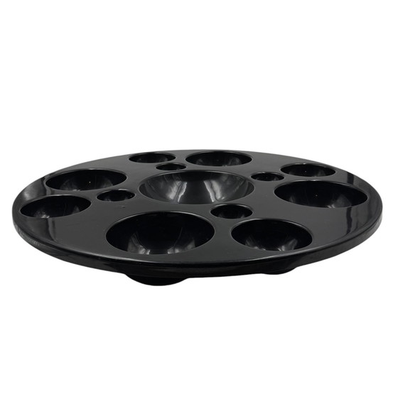 Image 1 of Mod. de l'ère spatiale Centre de table noir "Something Else", Mario et Marcello Mariotti pour ASEA, Italie, 1970