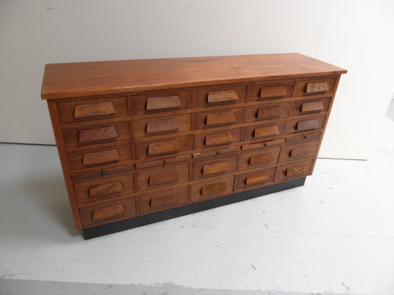 Image 1 of Antique shop cabinet with 25 drawers