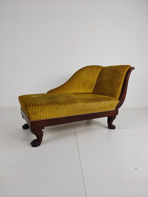 Bellissima chaise longue in stile impero in mogano – ca. 1800–1830