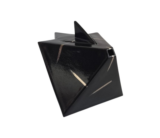 Kubieke Keramische Theepot jaren 80