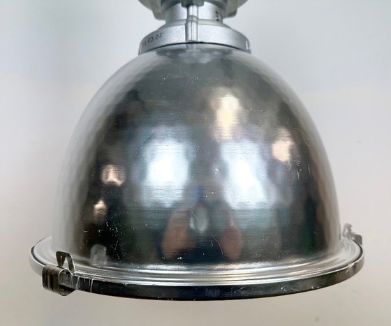 Image 1 of Industrielle Pendelleuchte mit Glasabdeckung von Charles Keller für Zumtobel, 1990er Jahre