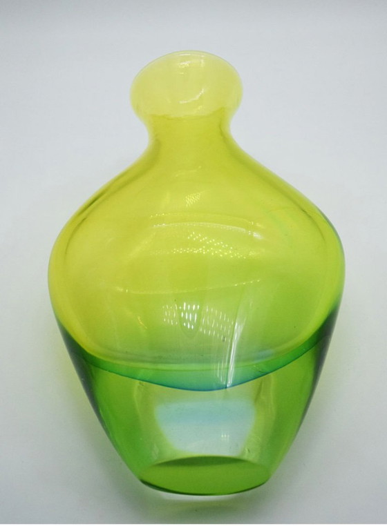 Image 1 of Flavio Poli For Seguso Vetri D’arte Large Sommerso Vase From The 1960s