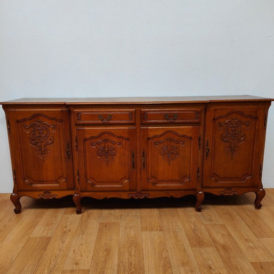 Image 1 of Buffet, armoire murale, meuble de rangement, commode de style Louis XV