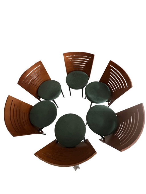 Set van 6 Castelijn stoelen door Pierre Mazairac&Karel Boonzaaier