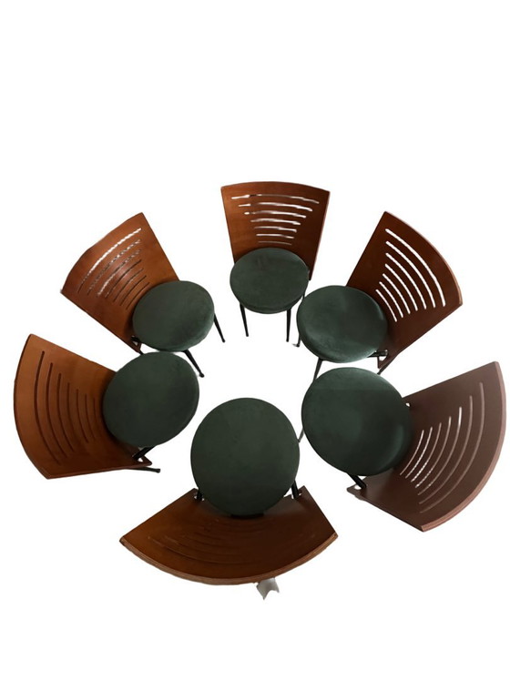 Image 1 of Set van 6 Castelijn stoelen door Pierre Mazairac&Karel Boonzaaier