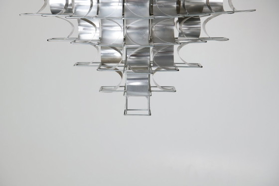 Lampada a sospensione Casiopée a 9 livelli - Max Sauze – Lampade a sospensione, Metal (photo 9 of 14)