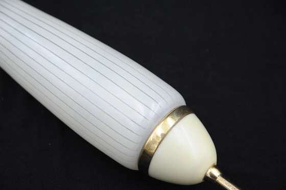 Image 1 of Applique murale Wilhelm Riphahn « Finest Fifties » en blanc pastel * Bauhaus * Années 1950 * Vintage