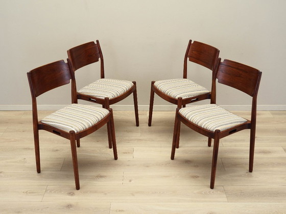Image 1 of Set di quattro sedie, design danese, anni '70, produzione: Danimarca