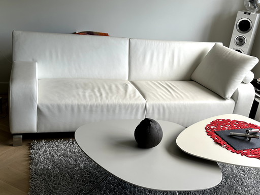 LEOLUX B-FLAT Sofa 3 Sitze + Kissen + 2 Sessel