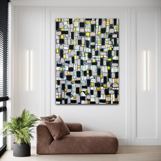 Image 1 of Natia Antadze Abstracte compositie XXL