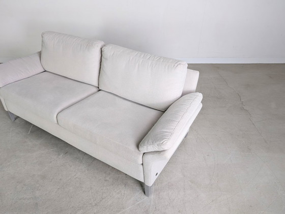 Image 1 of Divano di design originale Rolf Benz Sofa 3000 a tre posti, beige crema