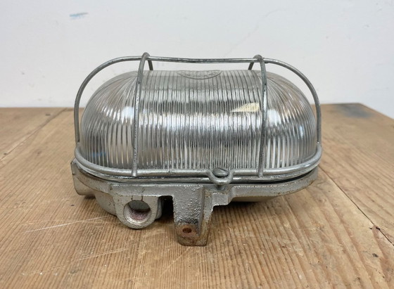 Image 1 of Applique murale industrielle française en fonte, de la marque Electro Fonte, Paris, années 1960