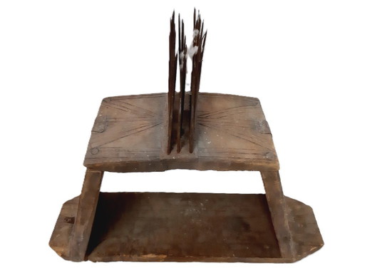 Antique 19th-Century Wool Picker – Rustic Textile Tool with History & Character