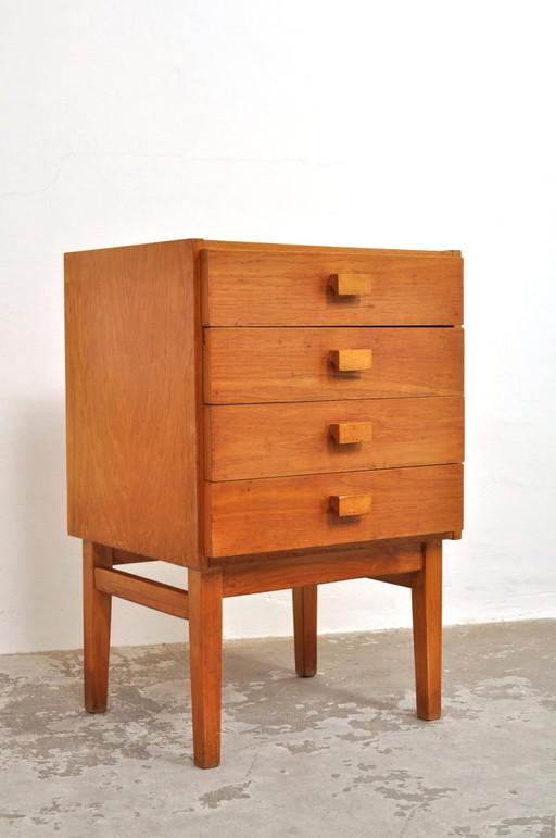 Vintage Oak Design Chest of Drawers, 1960s – ladekasten, Wood