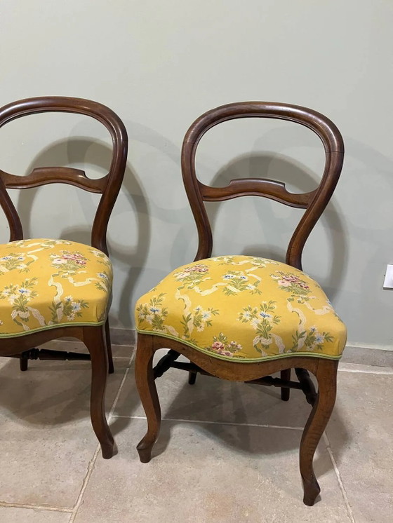 Paar Stühle im Louis-Philippe-Stil – Esszimmerstühle (photo 11 of 21)