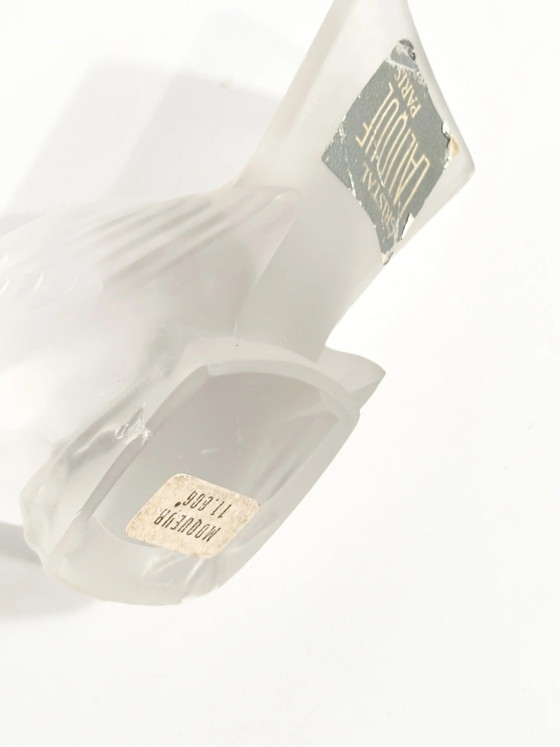 Lalique-Kristall-Briefbeschwerer in Form eines Spatzen aus den 1950er Jahren – Dekorative Objekte, Art Deco (photo 3 of 6)