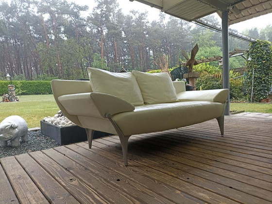 Image 1 of Lederen Designbank "Rolf Benz 1600" . Zeldzame nieuwe staat!