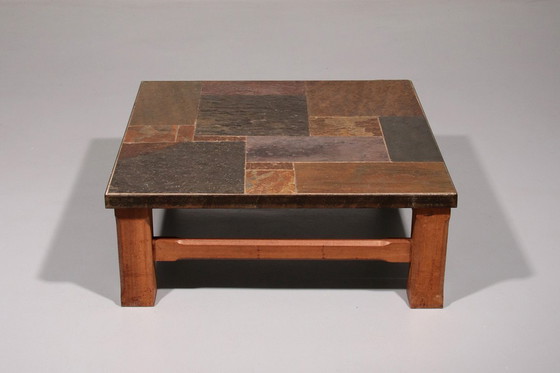 Image 1 of Authentic Norwegian Slate Coffee Table from the Mountains of Otta 