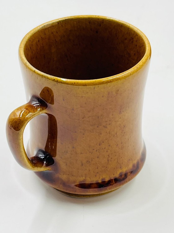 Image 1 of Set 4 Tazzine Espresso Deco Hälsingborg Bari 15/1 Marrone