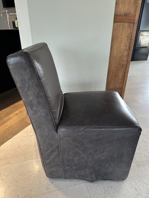 Sedie da pranzo in pelle €/pezzo