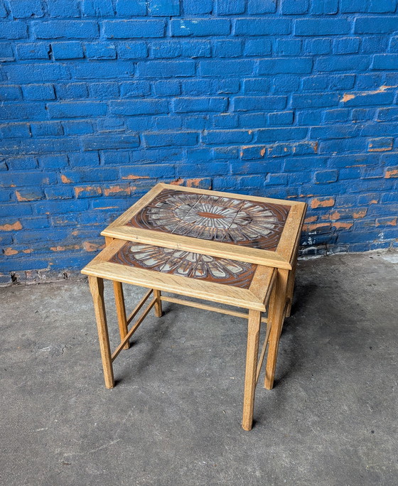 Image 1 of Set of 2 nesting tables - Moblerfabrikken Toften- Denmark