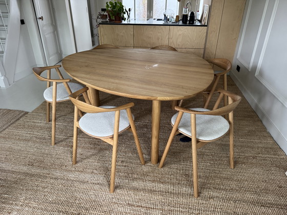 Image 1 of Latch dining table oiled oak Bolia