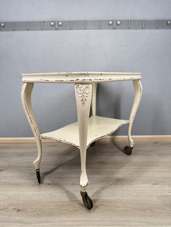 Image 1 of Chippendale serving trolley with webbing top