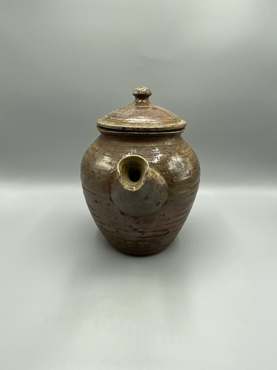 Brown Glazed Stoneware Teapot – Studio Pottery – Crockery (photo 3 of 9)