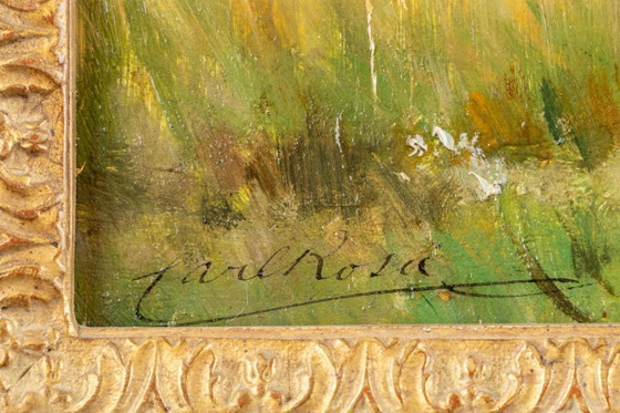 Image 1 of Mario Carl-Rosa (1853-1913) - 19th century oil painting