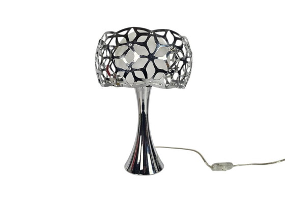 Image 1 of Eglo - Oxana model - table lamp - chrome - frosted glass - 90s