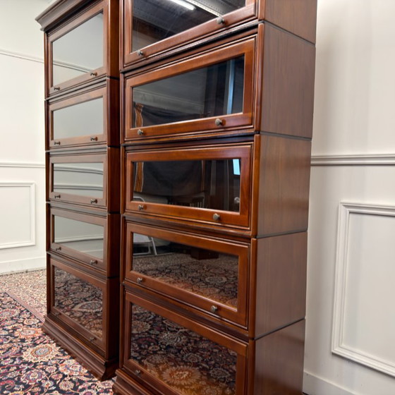 Set di Librerie classiche Art Déco Globe Wernicke – Vetro, Metallo (photo 9 of 12)