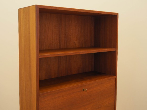 Image 1 of Teakhouten boekenkast, Deens design, jaren 70, gemaakt in Denemarken.