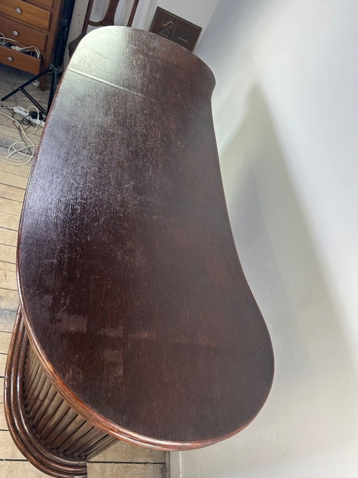 Vintage bamboo bar from the 1970s