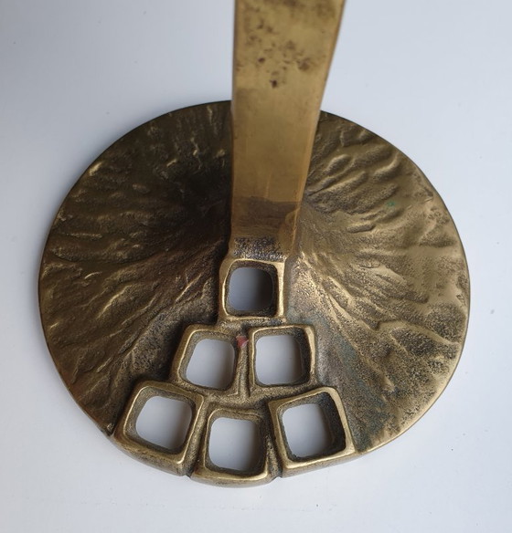 Image 1 of Kurt Jesch Amadeo brutalist 3-light candelabra