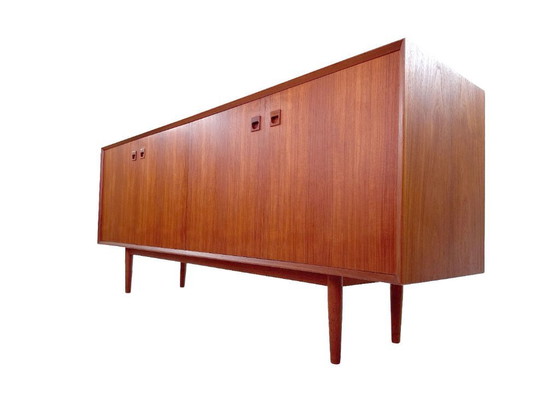 Image 1 of Credenza danese in teak di Erik Bouer per Brouer - anni '60