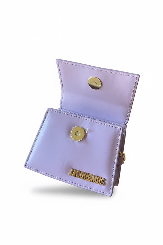 Jacquemus Le Chiquito in pastel lilac leather – Top handle bags, Metal (photo 2 of 15)