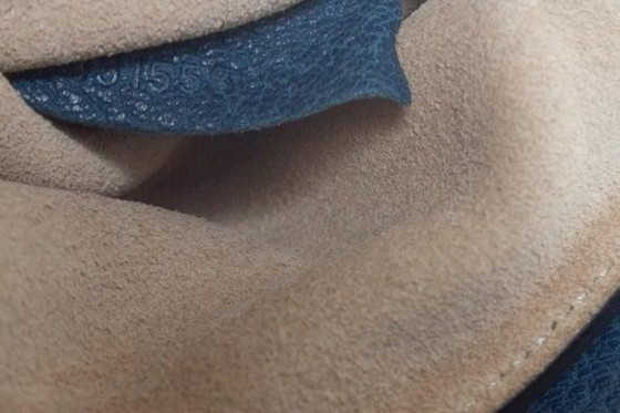 Image 1 of Chloe, blaue Leder-Drew-Tasche