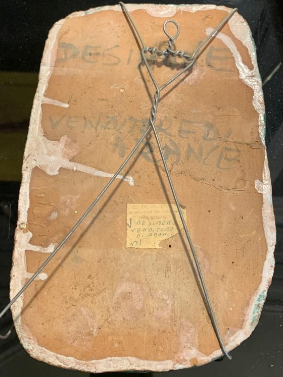 Céramique fauviste abstraite précoce de Giovanni de Simone, Sicile, Italie, années 1960 – Objets déco, Ceramic (photo 9 of 9)